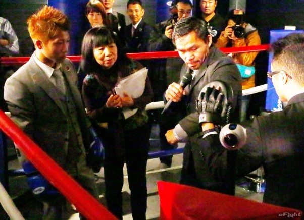 ボクシング パッキャオが井上尚弥にアドバイス 左フック伝授 Efight イーファイト 格闘技情報を毎日配信