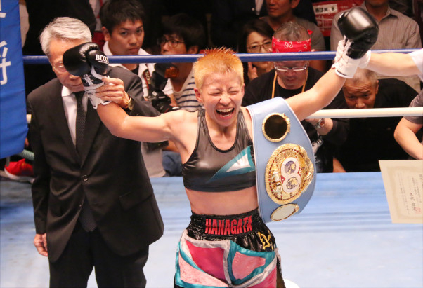 ボクシング 花形冴美が初防衛 ２戦２分のライバルに勝ち 壁を乗り越えた Efight イーファイト 格闘技情報を毎日配信