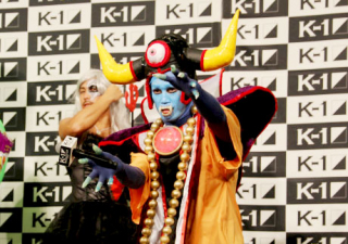 K 1でコスプレイベント 城戸康裕がハロウィン仮装大会2連覇の実力見せつける Efight イーファイト 格闘技情報を毎日配信