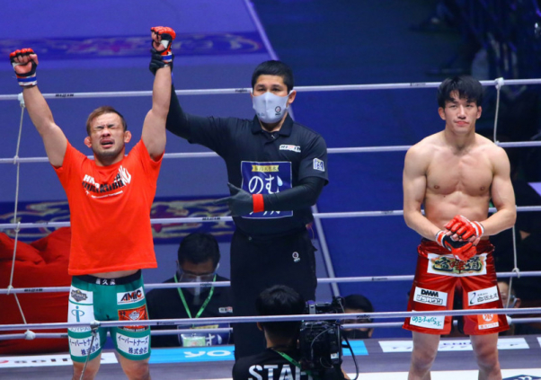 RIZIN】扇久保博正が悲願の優勝、シングルレッグ地獄で朝倉海の体力