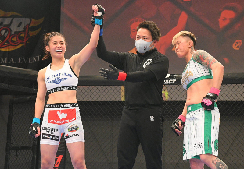 DEEP JEWELS】モデル級美女戦士・ケイト・ロータスが判定勝利、“RIZIN