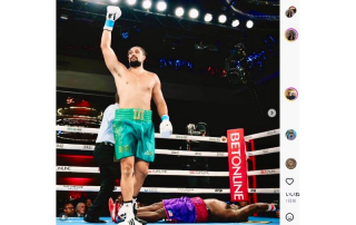 マオリ戦士が1R倒木KO@teremoana_rep