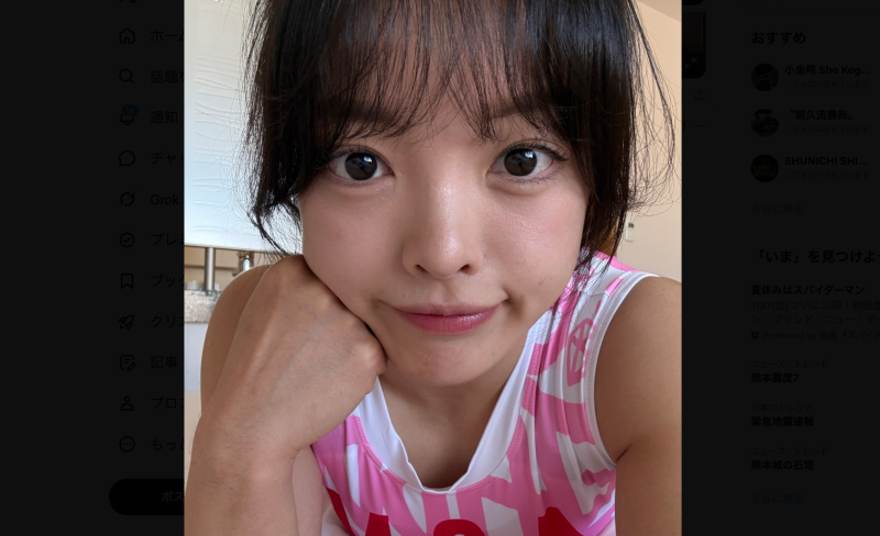 RIZIN参戦の韓国美女、ぶっとい二の腕で片手マッスル！「顔が可愛いのにマッチョ」ファンもギャップ萌え
