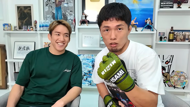 【超RIZIN】朝倉海、ドンマイ川端推薦の裏側を告白！「マジで強いです」実力に太鼓判