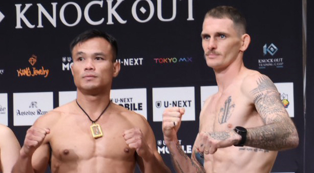 【KNOCK OUT】電撃参戦のRISE王者コリンズ、計量パス！ゴンナパーと激突へ「ムエタイ技術を爆発させる」