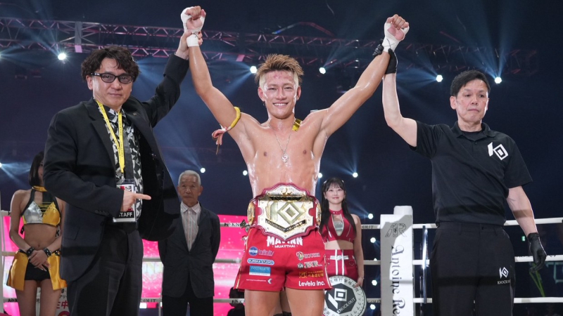 【KNOCK OUT】龍聖がスーパーフェザー級王座統一！REDルール初挑戦でゲーオガンワーンを圧倒