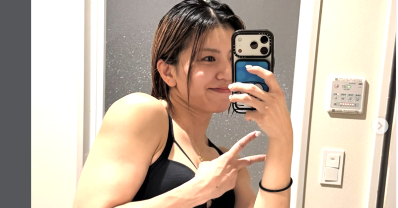 ぱんちゃん璃奈、割れた腹筋と”分厚い”広背筋に成長！今週23日に再起なるか「ムエタイ技術で挑む」